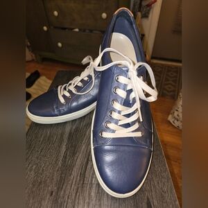 Ecco Blue and White Women's Sneakers